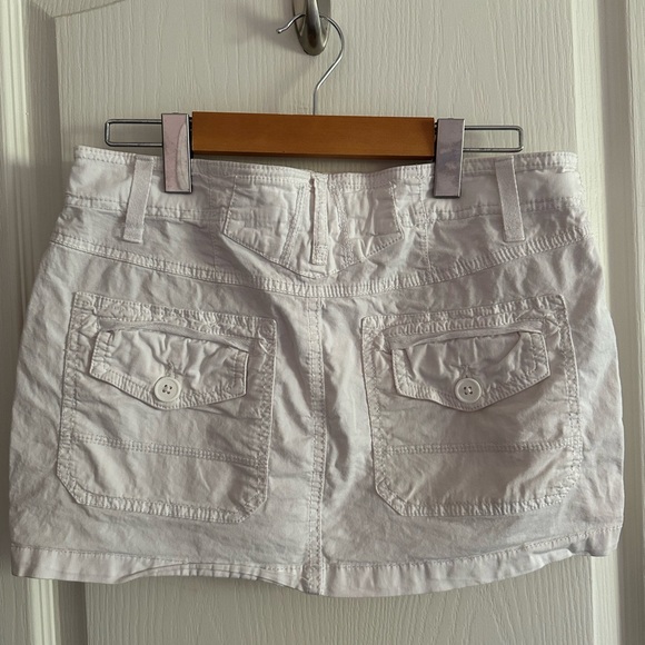 White Cargo Skirt - Picture 2 of 3